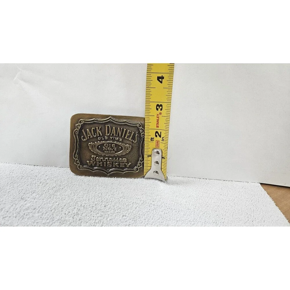 Jack Daniels Belt Buckle Mens Old No 7 Tennessee Whiskey Vintage 1993 USA